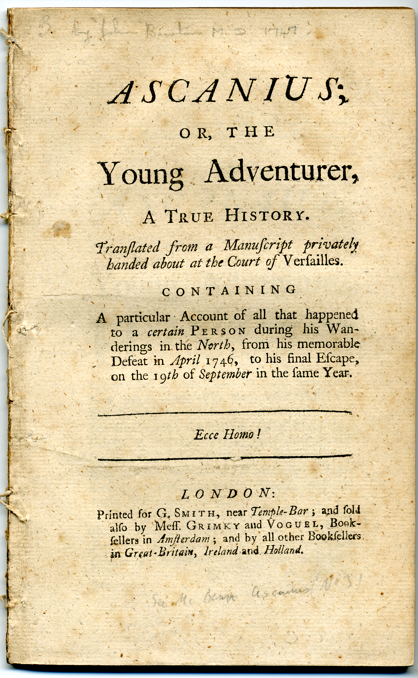 The First Version - 1746